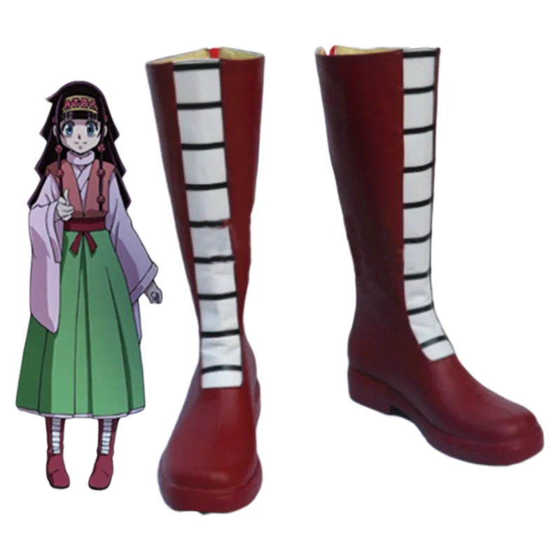 Ботинки для косплея аниме Hunter x Alluka Zoldyck Aruka|boot glove|shoes tenisboot size |