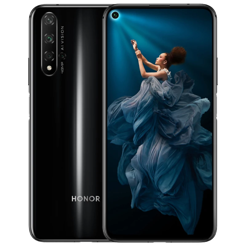 Новый Смартфон HONOR 20 HONOR20 6 26 дюйма 48 МП полный экран Восьмиядерный Kirin 980 3750 мАч