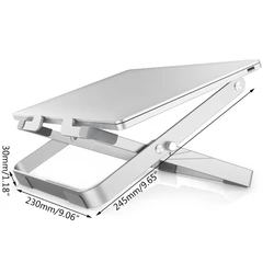 Support universel pliant en aluminium Type X pour ordinateur portable de 11 à 15 pouces, nouveauté 2021 
