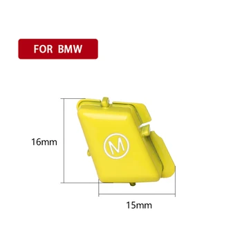

Yellow Steering Wheel M Mode Switch Button For BMW E81 E82 E87 E92 E88 M1 04-11