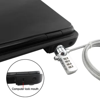 

4 Digit Security Password Computer Lock Anti-theft Chain For Notebook PC Laptop Anti-theft lock