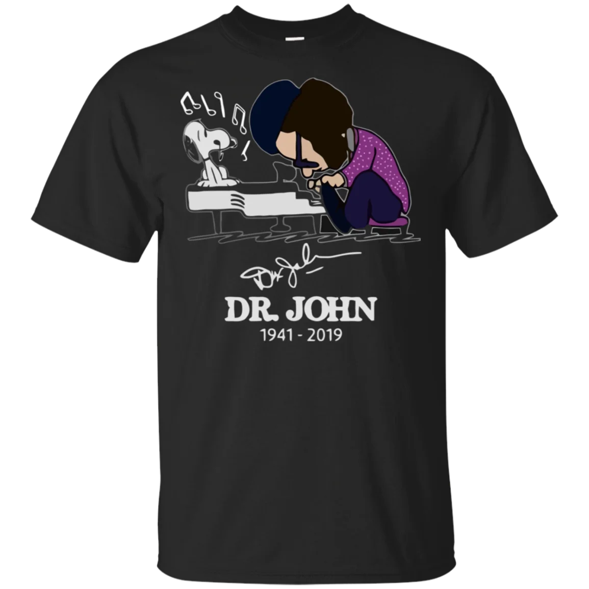 Dr John and Snoopie tee Schroeder футболка для игры на фортепиано черно-темно-синяя мужская и