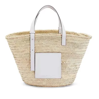 

2020 High Quality Large Capacity Straw Bag Woven Tote Summer Beach Bag Women Straw Handbags Travel Shopping Packet Dropshipping