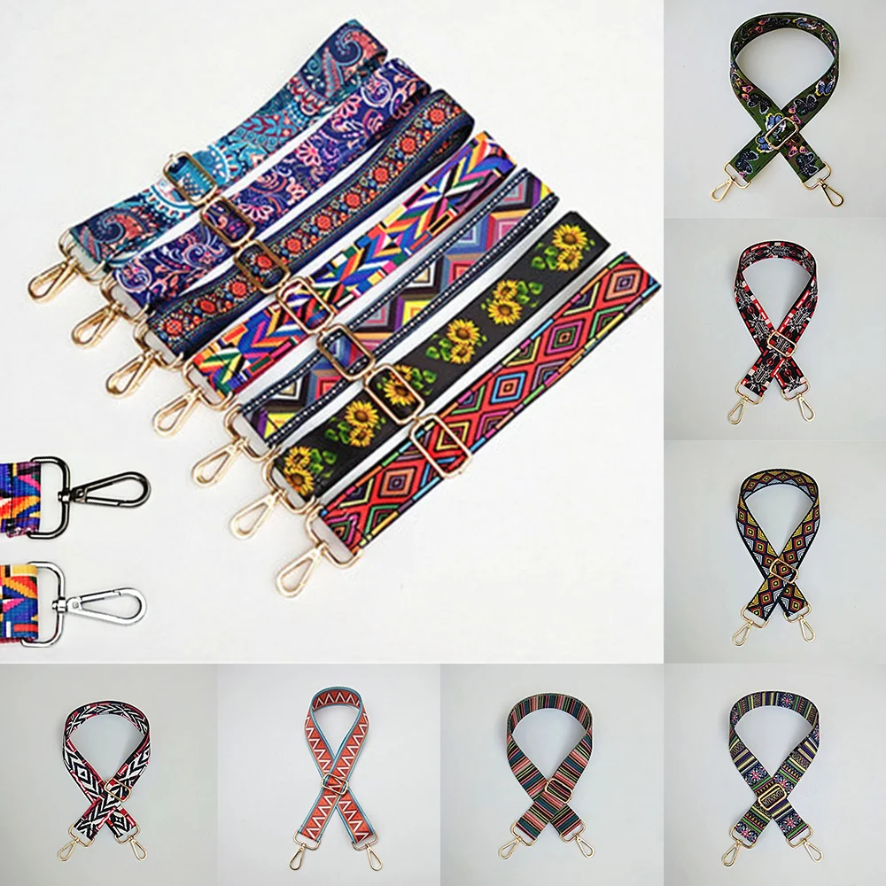 Correas ajustables de nailon para bolso de colores, accesorio decorativo para bolso, adorno manillar