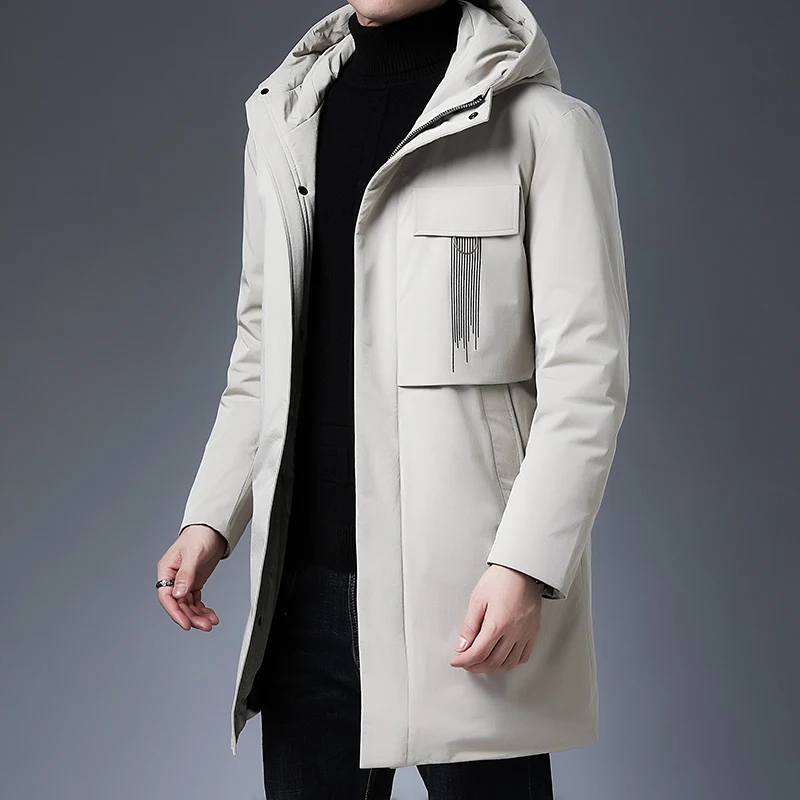 

2020 Thick Warm New Brand Waterproof Casual Fashion Duck Down Jacket Men Winter Windbreaker Parka Jacket Coats Mens Clothes