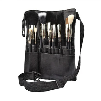 

Makeup Brushes Holder PU Leather Apron Bag Put 20-24P Makeup Brushes Women Make Up Tool Brushes Professional Women Make Up Bags
