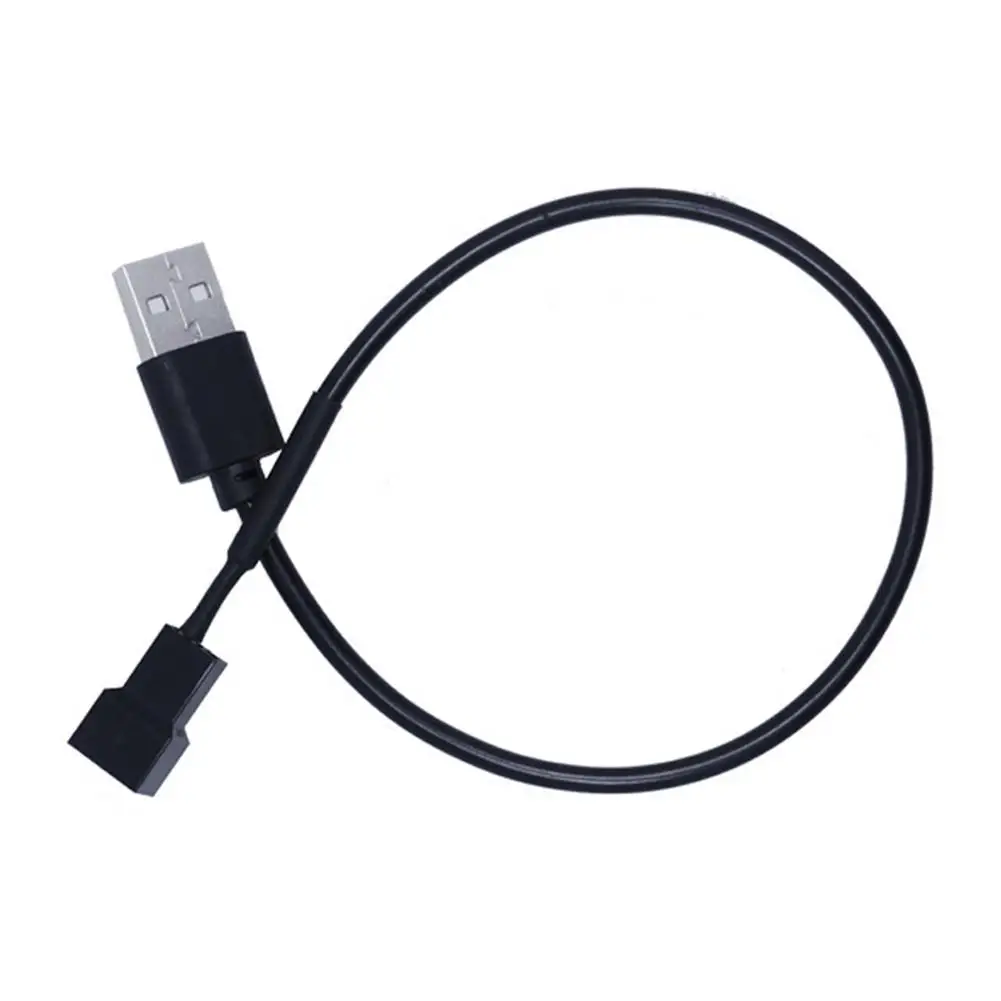 30 см USB штепсельная вилка к 3-контактному адаптерному кабелю для ПК чехол