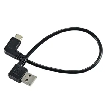 

90 Graus Cotovelo Duplo Type-c USB3.1 USB-C angulo Direito do Sexo Masculino PARA USB 2.0 Rapida Carga Sincronizacao de Dados