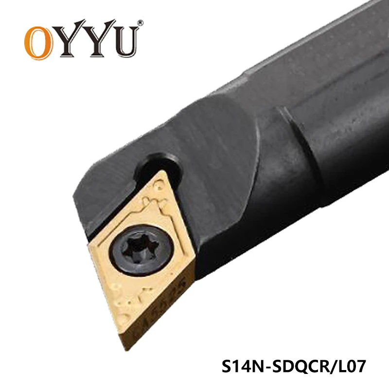 Oyu S14N-SDQCR07 S14N-SDQCL07 SDQCR SDQCL внутренний токарный инструмент держатель 14 мм токарные