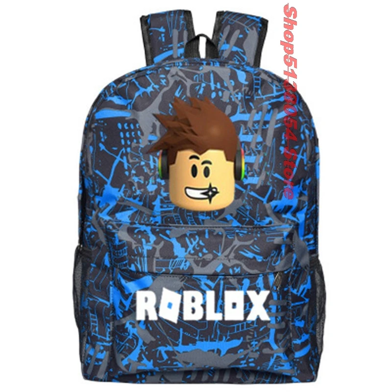 G ROBLOX рюкзак для подростков мальчиков sac a dos детские сумки детские школьные сумки Дорожная сумка через плечо - Цвет: G