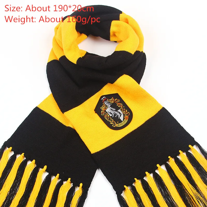 Шарф гарри поттера 10 шт./лот гриффиндор слизерин Hufflepuff Ravenclaw шарф для женские и мужские для мальчиков и девочек подарок косплей костюмы - Цвет: 07