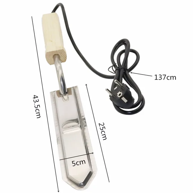 1 Pc 220 V Elektromos Eu Dugó Mézkés Méhész Mézvágó Kaparó Kés Apikultúra Kiegészítők - Image 2