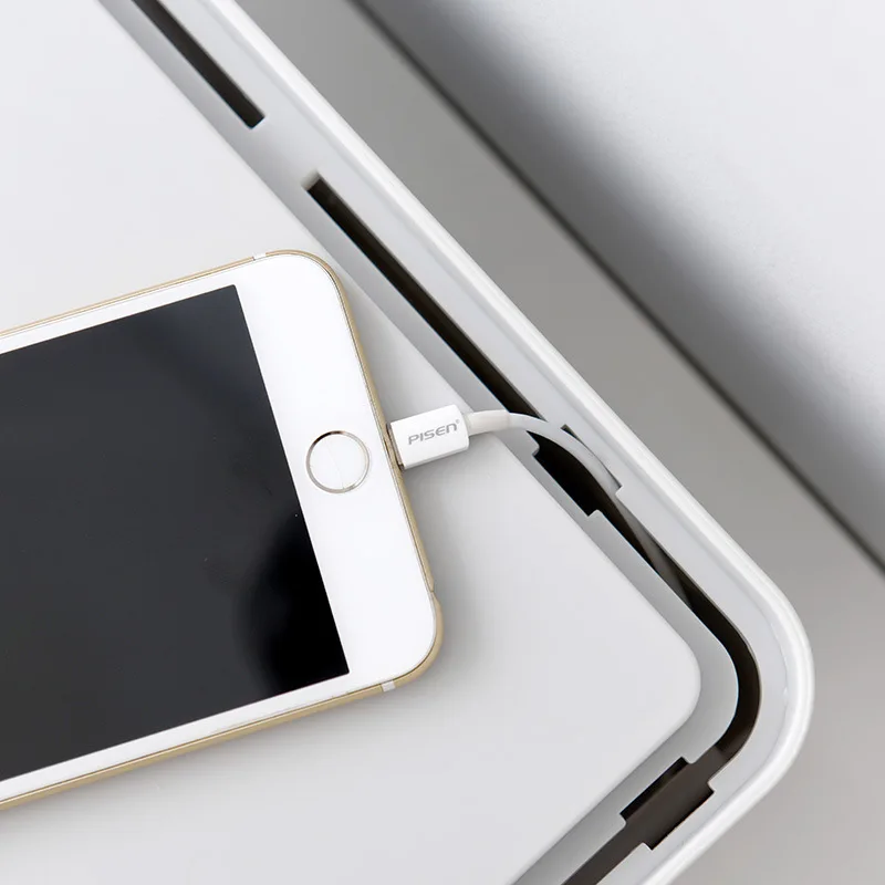 Desktop Drawer Power Cable Storage Box Plastic Storage Organizer for Patch Panel Charger Office Organizer Heat Dissipation Case