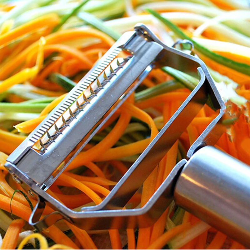 Tofok Multifunctional Stainless Steel Grater Peeler Vegetable Nonstick Cheese Butter Cutter Potato Carrot Grater Kitchen Tools