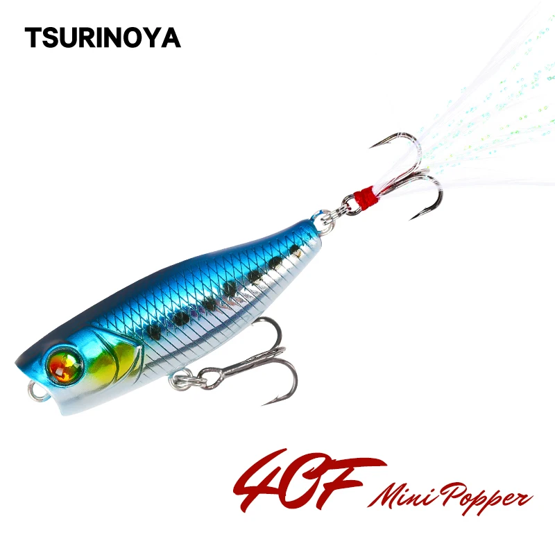 Приманка TSURINOYA для рыбалки приманка DW55 40 мм 3g Мини искусственная 14 цветов 3D глаза