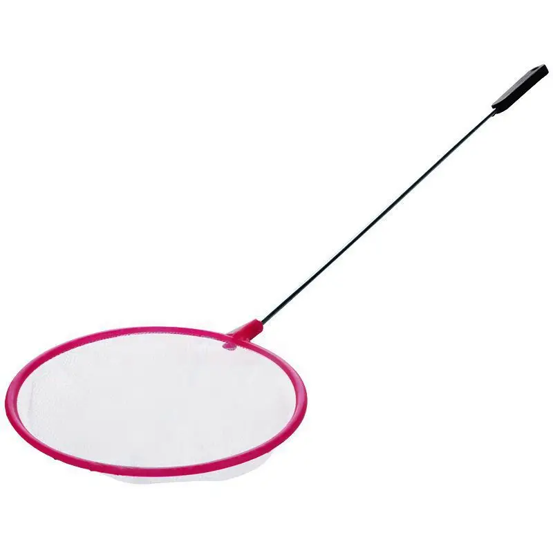 

Round Bracket Mesh Handle Fishing Landing Net Ran Color