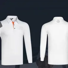 Мужская спортивная одежда с длинным рукавом, футболка для гольфа, 4 цвета, одежда для гольфа, S-XXL выбор, одежда для отдыха, одежда для гольфа