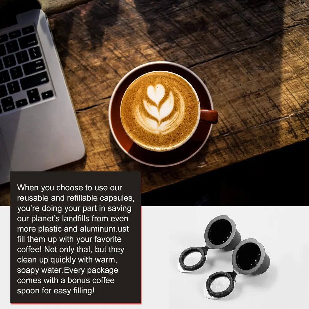 Из 2 предметов золото/хром многоразового Dolce Gusto Кофе Капсула Nescafe dolce gusto многоразового пользования капсулы dolce gusto капсулы combinacapsule