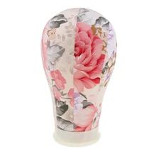 21-2" пена холст блок голова манекен головной парик делая дисплей Стайлинг модель манекен-голова с креплением отверстие