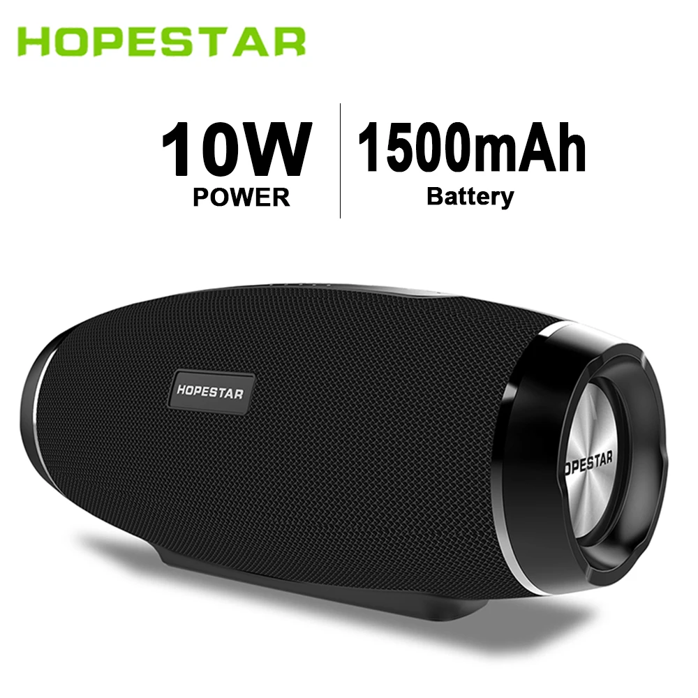 HOPESTAR H27 беспроводной Bluetooth динамик 3D стерео Саундбар Колонка Бумбокс водонепроницаемый открытый сабвуфер FM радио PK зарядка XTREME