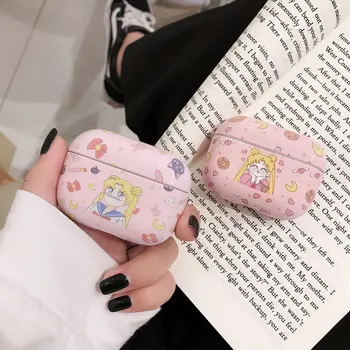 

Cute japanese sailor moon case for Airpods lovely sweet pinky pretty soldier Airpods Pro 3 bluetooth earphone case