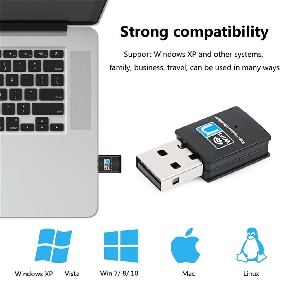 Рисунок 2 - LccKaa USB WiFi адаптер 300 Мбит/с 2