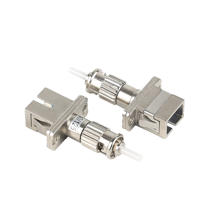 SC female ST male оптический адаптер Стандартный фланцевый Соединительный multimode