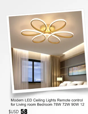 New Deisign LED Ceiling Lights With Remote Control Lighting For Foyer Bedroom Dining Room Kitchen Lusure Lamps Light Fixtures bedroom ceiling lights