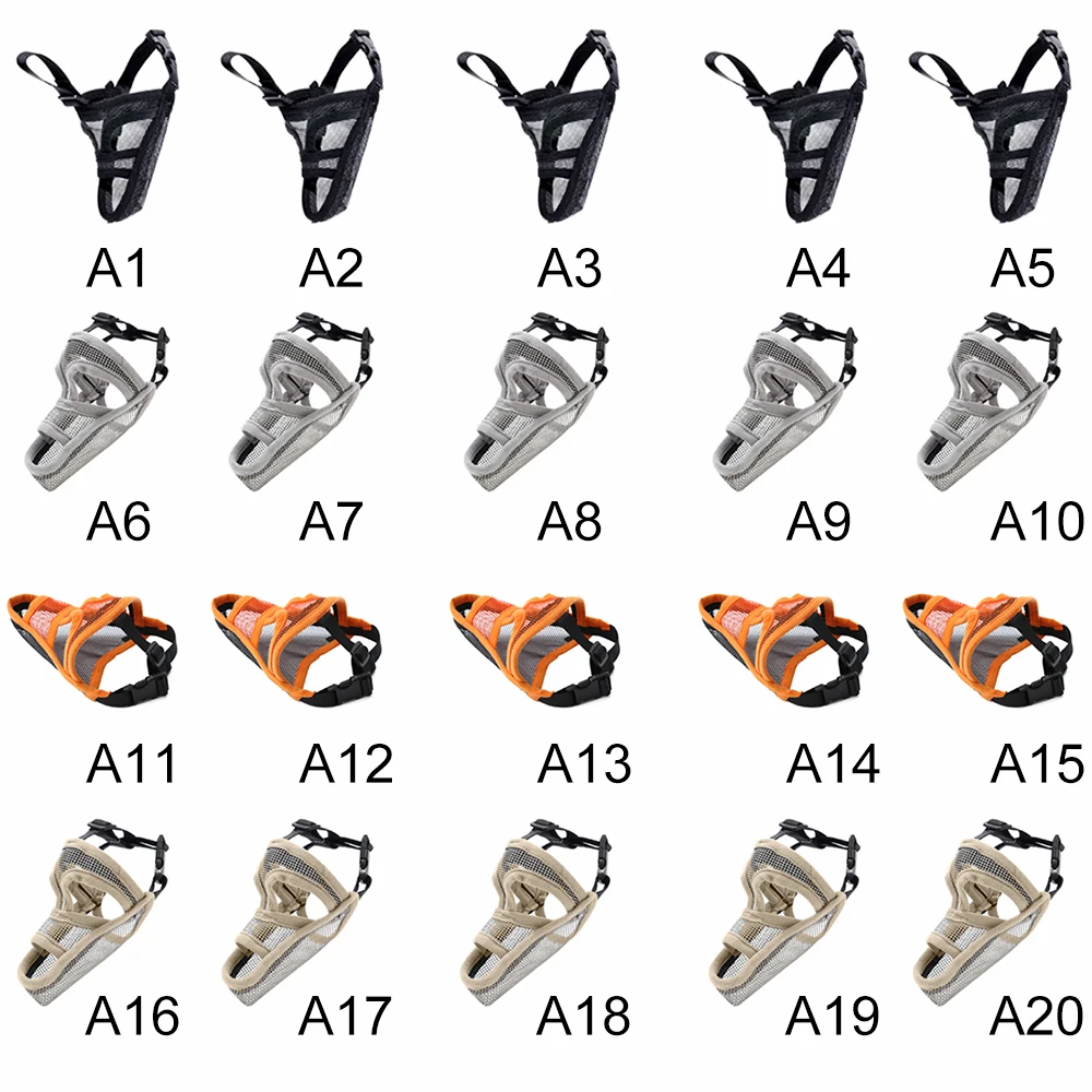Регулируемая Маска для собак, дышащая сетка для рта, намордник против лая, укусов, жевательный инструмент для тренировки собак, Новинка