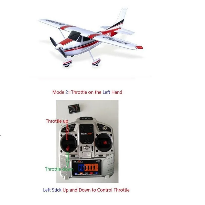 RC Hobby Plane Big tessna 182 EPO RTF готов к полету без аккумулятора хороший для начинающих|rc hobby