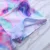 Kids Girls Sport Outfit Эластичная Спортивная Одежда Без Рукавов Tie-Dye Tanks Crop Top С высокой Талией Шорты Спортивная Тренировка Спортивный Костюм Комплект