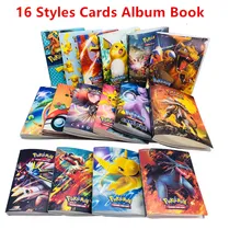 Детский подарок мультфильм аниме Карманный Монстр Пикачу 240 шт. держатель Альбом игрушки Dragon Ball Коллекция Покемон карты Альбом Топ