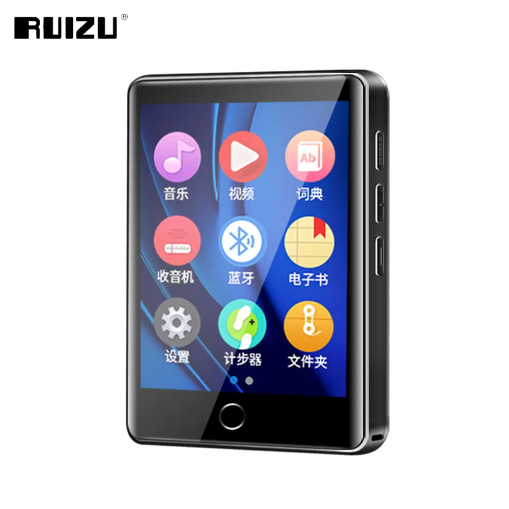 

Hi-Fi плеер RUIZU M6, музыкальный плеер с Bluetooth, полностью сенсорный экран, 8 ГБ/16 ГБ, с FM-радио, электронная книга, видеоплеер с встроенным динамиком