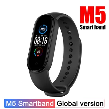 

M5 Smart Bracelet Heart Rate Blood Pressure Sport Fitness Tracker Bluetooth Waterproof Watch For IOS Android For XiaoMi Phone