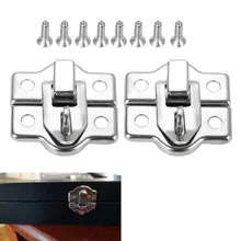 2pcs vintage Lock Catch Latches Toggle Latch Suitcase Hasp  Jewelry Box Buckle  Chest Gift  Locker parts  tool chest