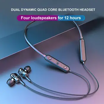 

2020 New LP-BT89 Rechargeable IPX5 Waterproof Earphone Neck-mounted Headphone Headset CVC8.0 Active Noice Cancelling