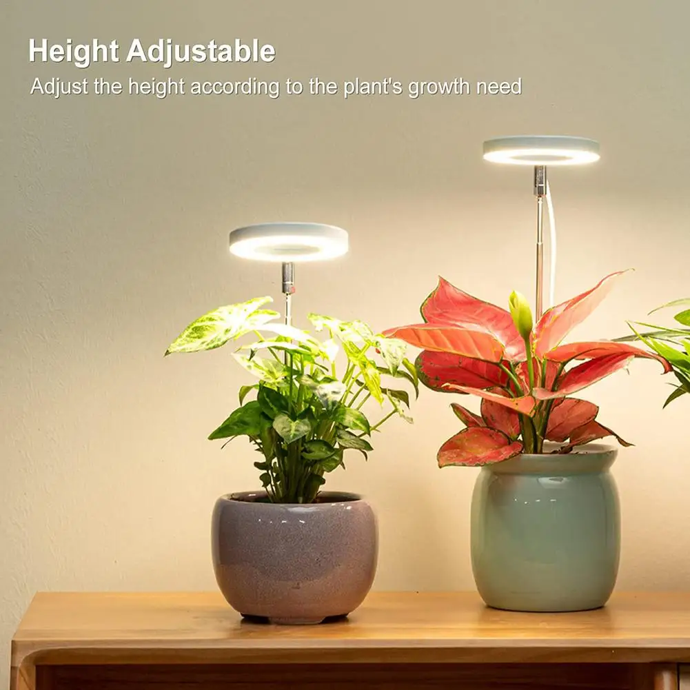 Angel Ring Grow Light 5V USB Phytolamp For Plants Led Full Spectrum Lamp For Indoor Plant Seedlings Home Flower Succulet