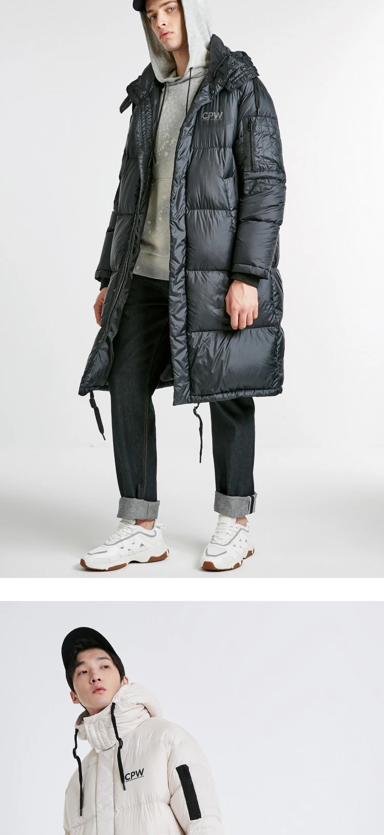 JackJones мужской зимний длинный пуховик с капюшоном, парка, пальто, верхняя одежда, мужская одежда 218412550