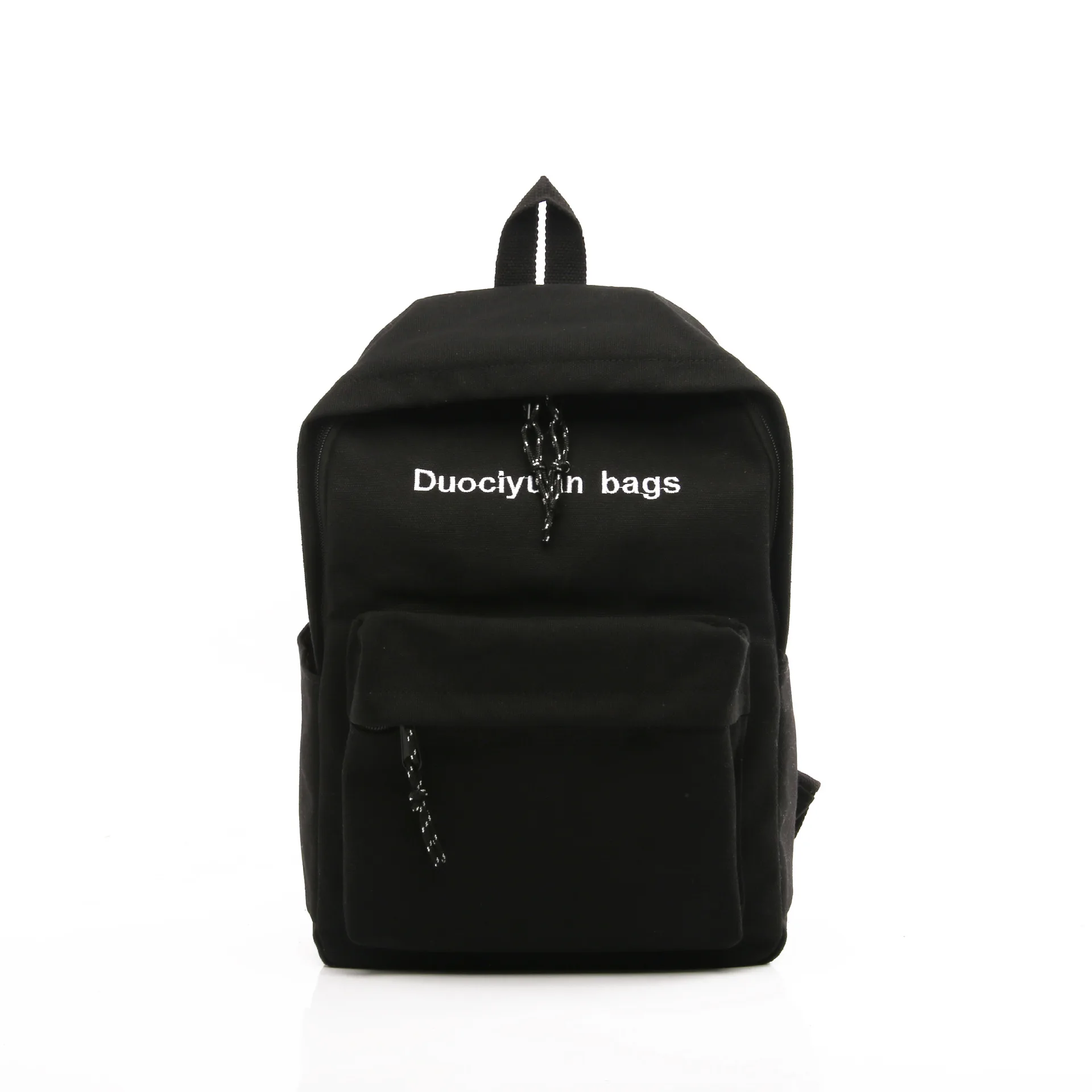 #*Cheap 2019 Japanese Street Backpack Retro Hong Kong Couple Cool Tooling Backpack Student Personality Letters Wild bag Female