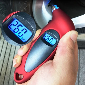 

EAFC LCD Digital Bicycle Bike Car Tire Diagnostic Tool Universal Tire Tyre Air Pressure Gauge Tester Tool Digital Pressure Gauge