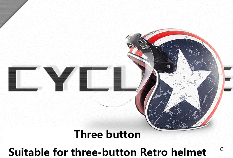 Смотровой щиток мотоциклетного шлема щит откидной пузырьковый козырек для открытые шлемы Ретро шлем capacetes мотоциклетный шлем часть BV05
