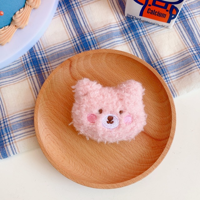 Cartoon Plush Bear Brooch For Girl Clothes Badge Pins Backpacks Pendant Decoration Accessories