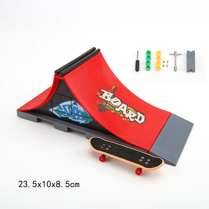 Skate de dedo Finger X-Treme Sport Here Rodas Vermelhas - Branco/Vermelho -  Home