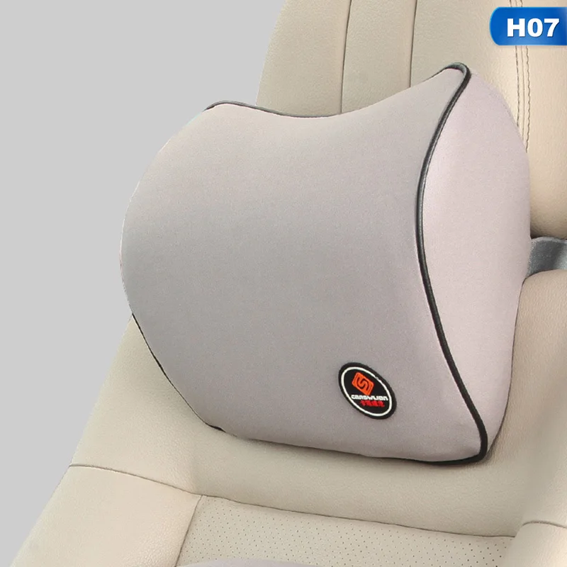 Авто подголовник автомобиля Подушка подголовник подушка для водителя пены памяти натурального волокна подушки в автомобиль опоры сидений - Цвет: H07-neck pillow