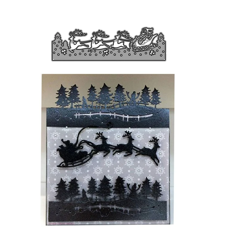 

JC Metal Cutting Dies for Scrapbooking Dancing Deer Dies Cut Card Making Stencil Craft Folder Paper Album Alinacrafts Decoration