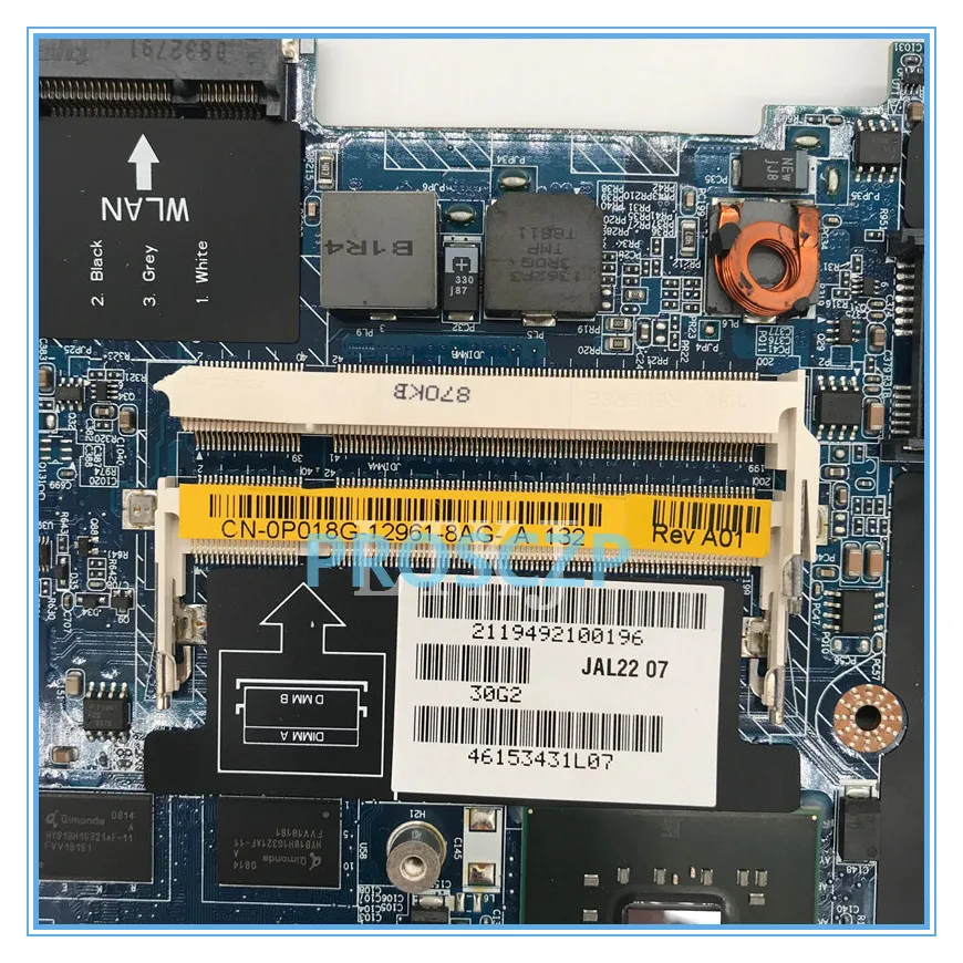 Высокое качество для Latitude E6500 Материнская плата ноутбука CN-0P018G 0P018G P018G JAL22 LA-4051P G965 работает хорошо