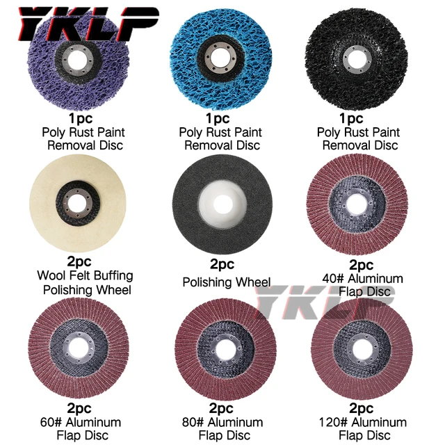 15pc 115mm Polishing Discs Pads Buffing 