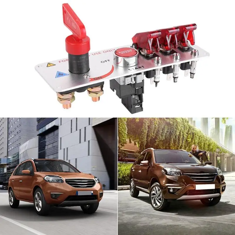 12 V Авто Schakelaar Ontsteking мотор Панель импульсный источник запуска пуш-ап гоночных авто яблоком 2/4/5 тумблер