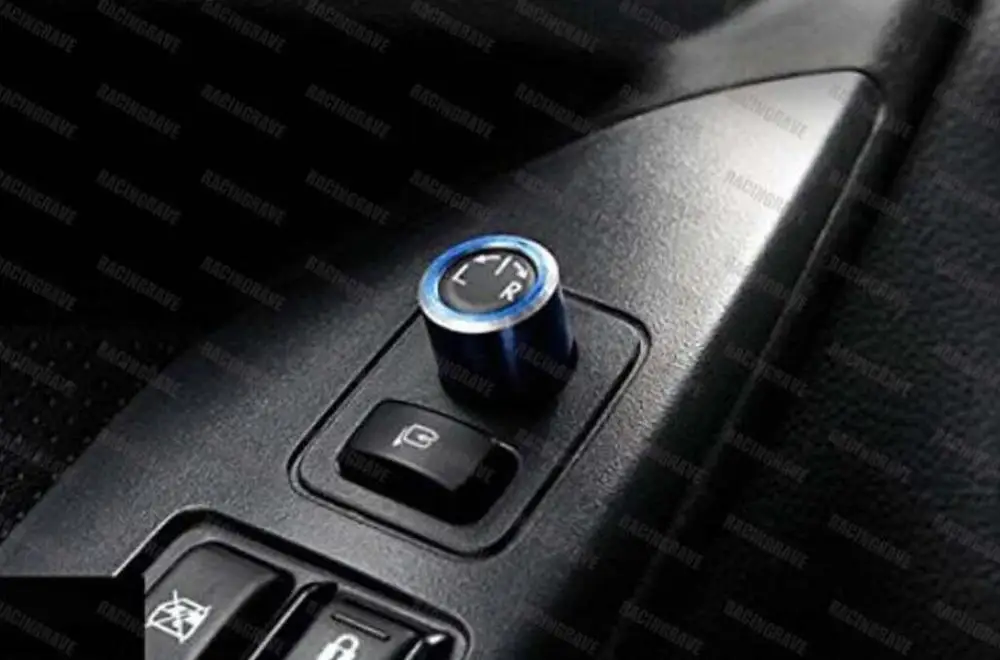 Синее боковое зеркало крышка Кнопка регулировки крышки для Subaru Impreza Forester Outback Tribeca XV