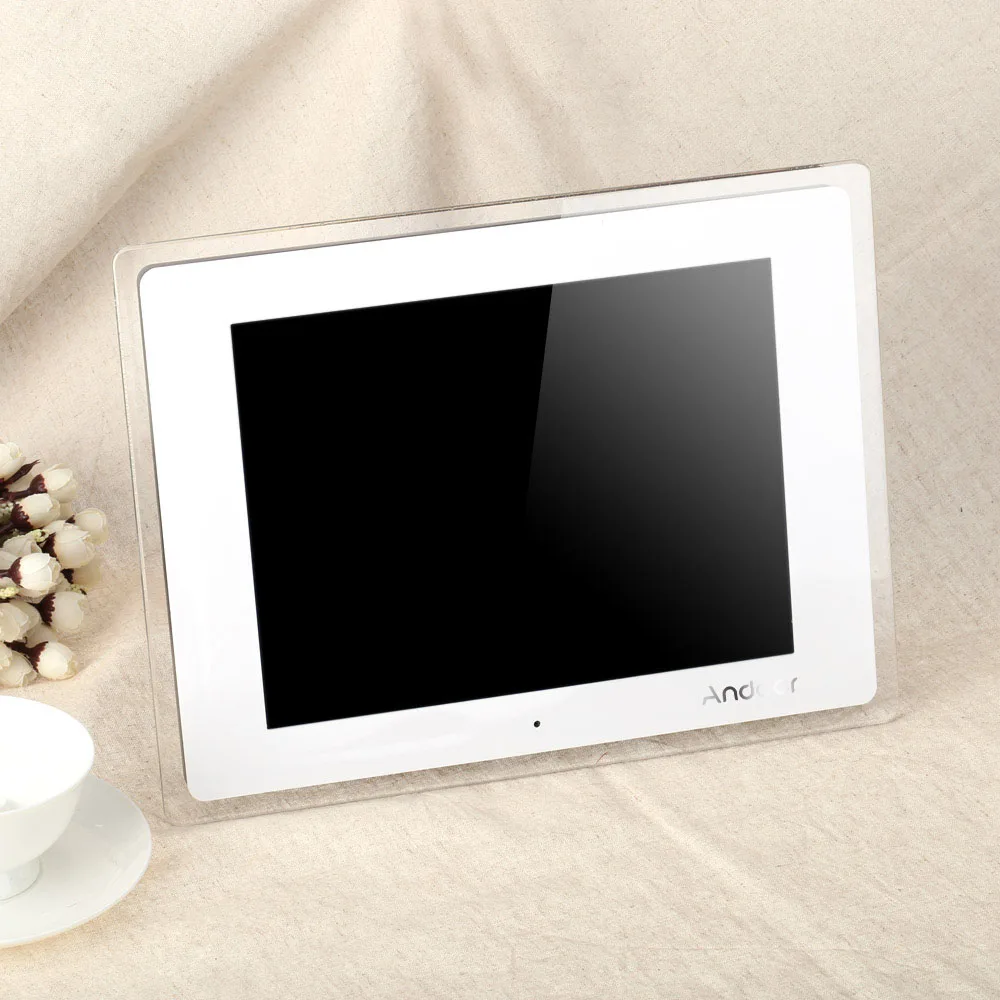 12,1 ''HD TFT-LCD 1024*768 Цифровая фоторамка Будильник MP3 MP4 видеоплеер с удаленным рабочим столом